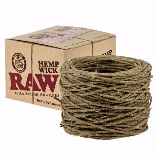 Raw Hempwick 100FT Roll