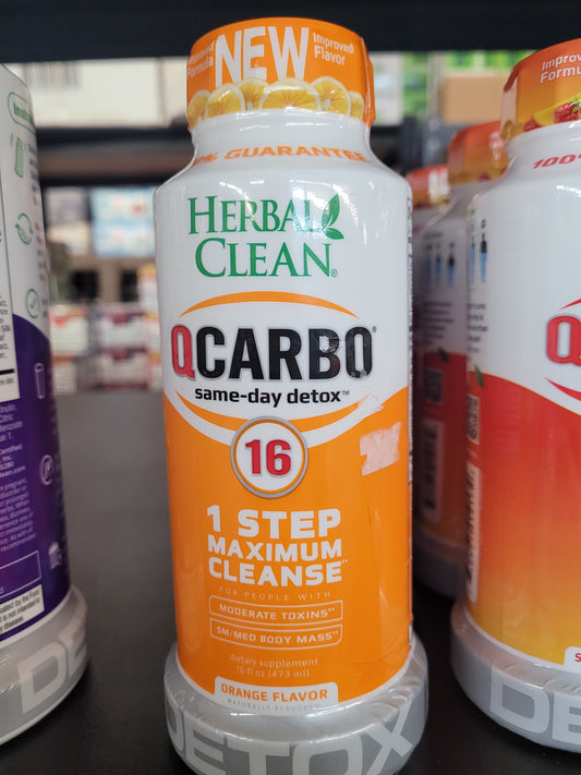 QCarbo Detox 16OZ Orange