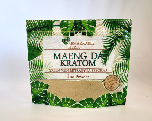 Remarkable Herbs Kratom Powder 1OZ Maeng Da Green
