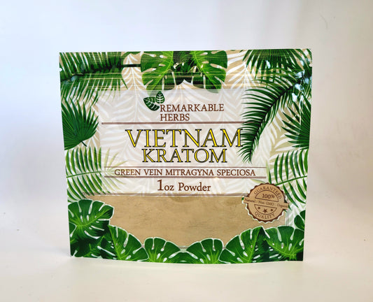 Remarkable Herbs Kratom Powder 1OZ Vietnam Green