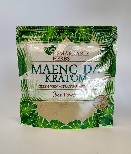 Remarkable Herbs Kratom Powder 3OZ Maeng Da Green