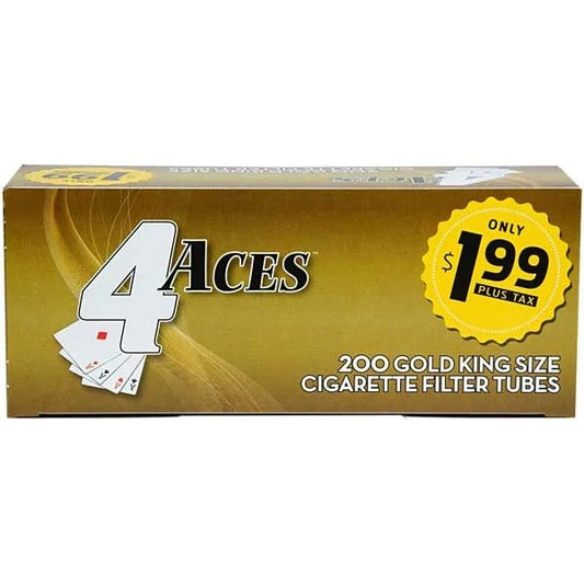 4Aces Tubes 200CT Gold Kings ($1.99)