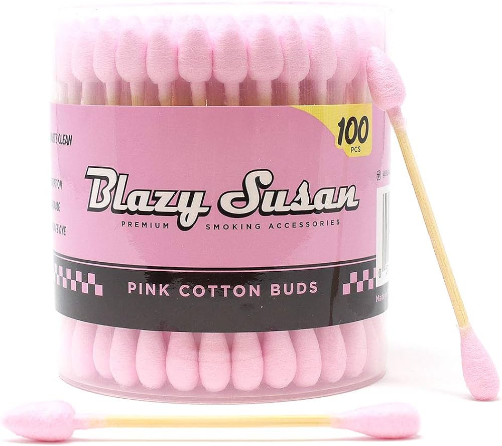 Blazy Susan 100CT Pink Cotton Buds