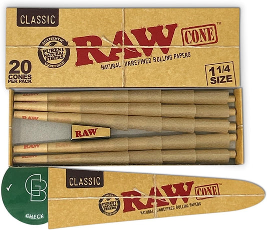 Raw Cones 1 1/4 Classic 20CT
