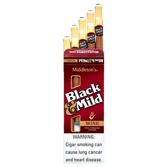 Black & Mild Cigarillos 5CT Wood Wine
