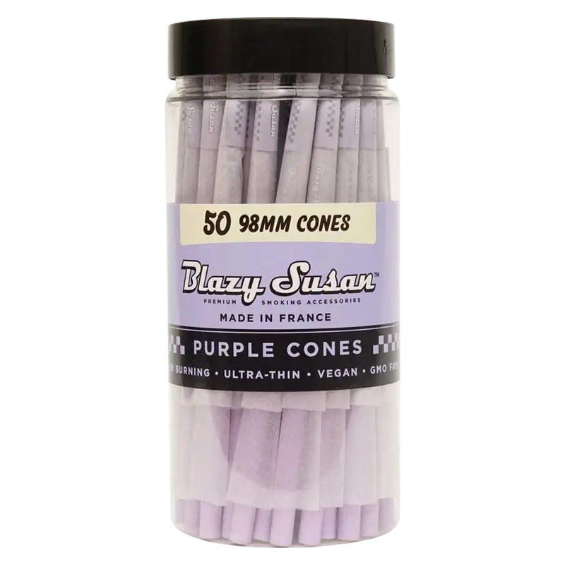 Blazy Susan Cones 50CT 98MM Special Purple