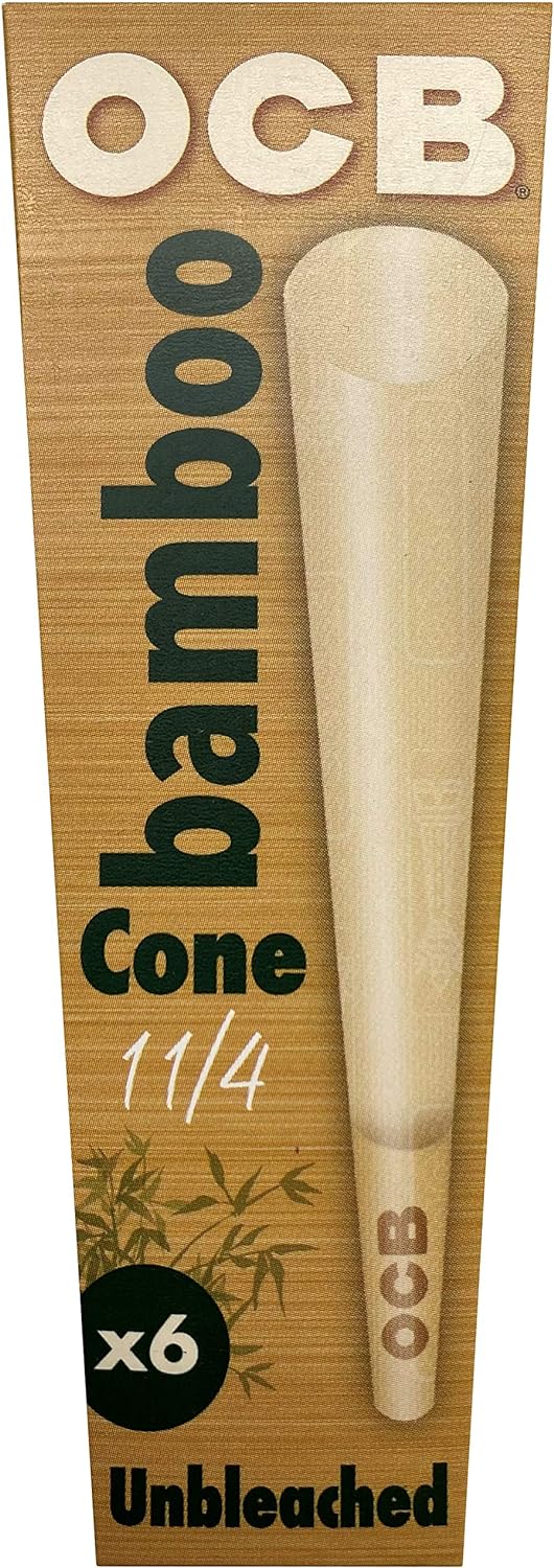 OCB Cones 1 1/4 Bamboo 6CT