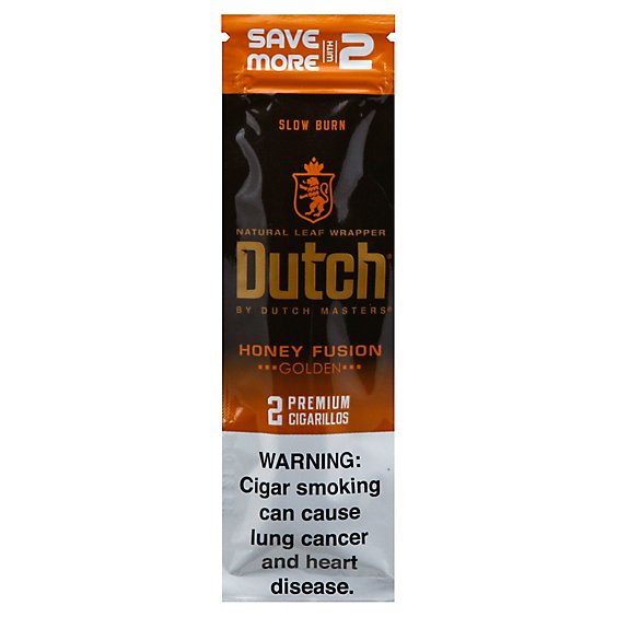 Dutch Cigarillos 2CT Honey Fusion ($1.29)