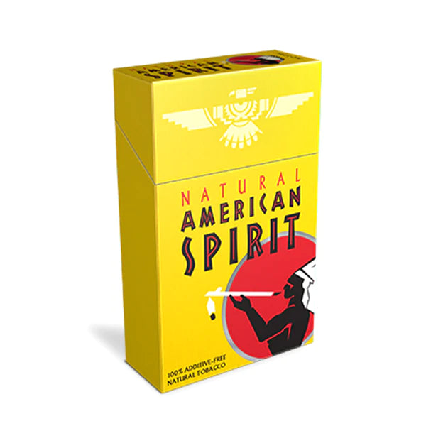 American Spirit Cigarettes King Yellow