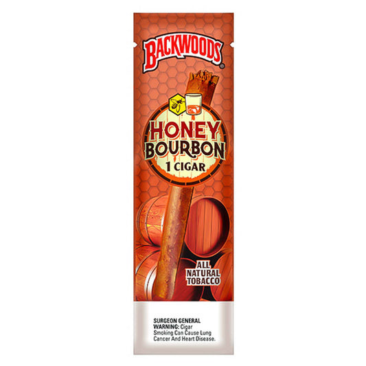 Backwoods Cigar 1CT Honey Bourbon 24CT Box
