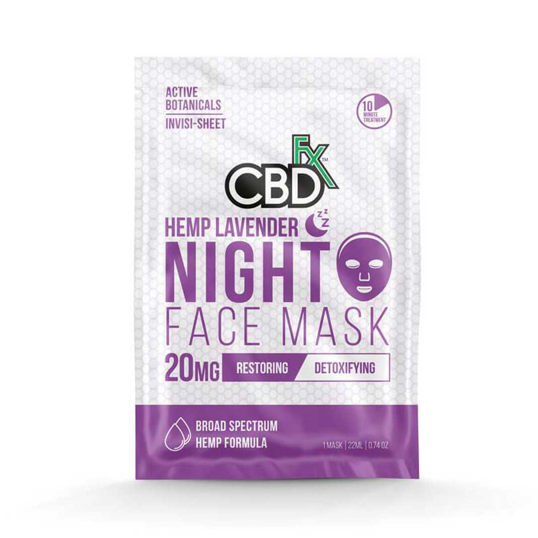 CBD Facial Mask 20MG Lavender Night