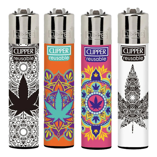 CLIPPER Lighters Weed Mandala