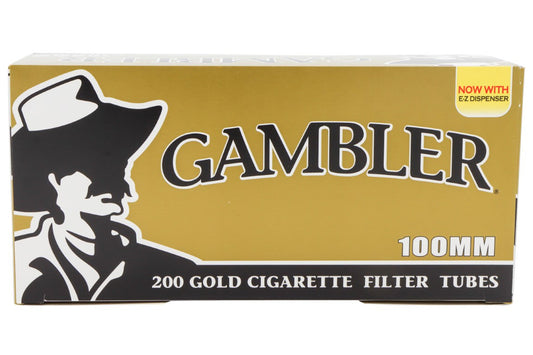 Gambler Tubes 200CT Gold 100MM
