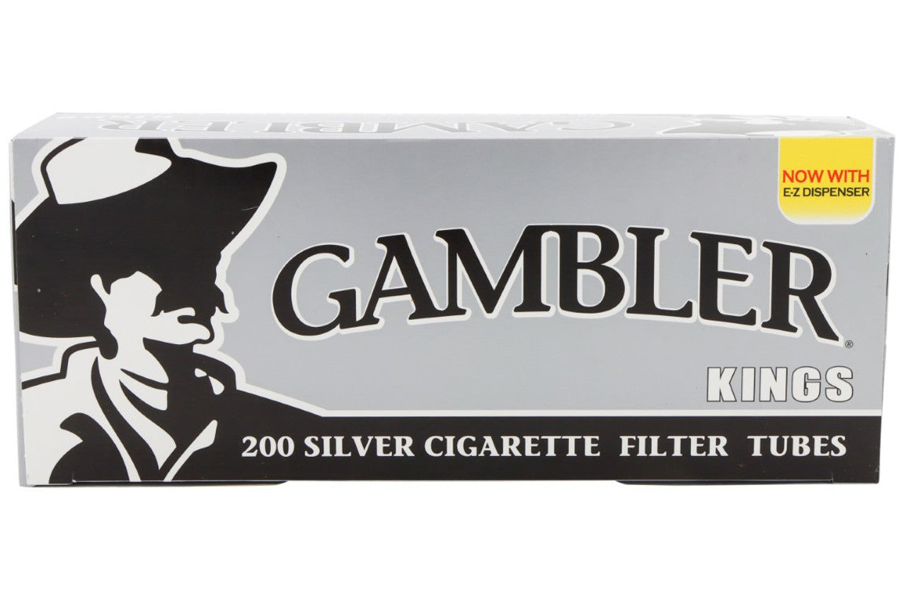 Gambler Tubes 200CT Silver Kings
