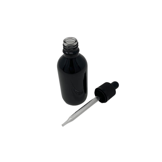 Tincture Bottle 60ML Dropper Black