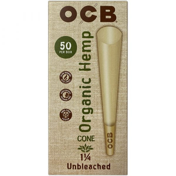OCB Cones 1 1/4 Organic 50CT