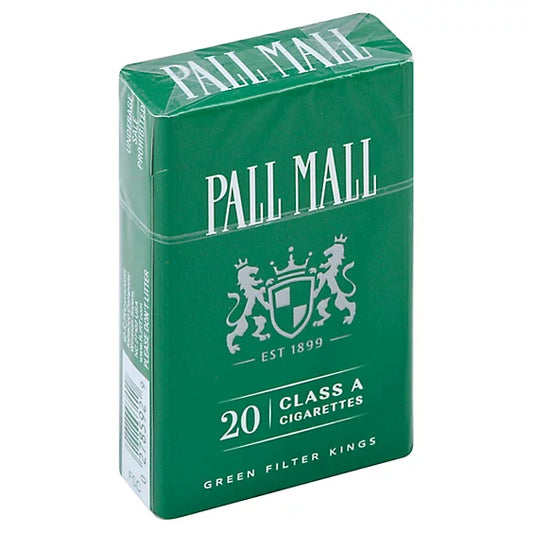 Pall Mall Cigarettes King Menthol