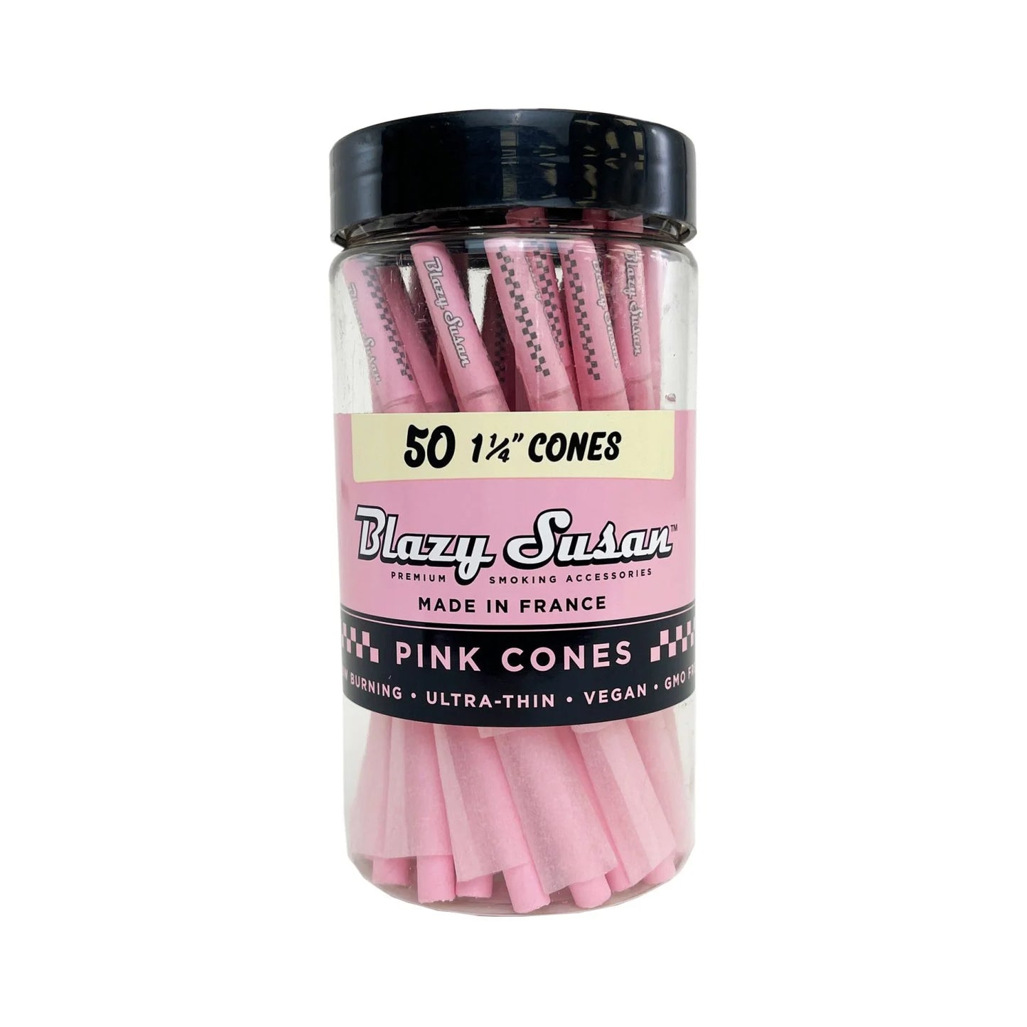 Blazy Susan Cones 50ct 1 1/4 Pink