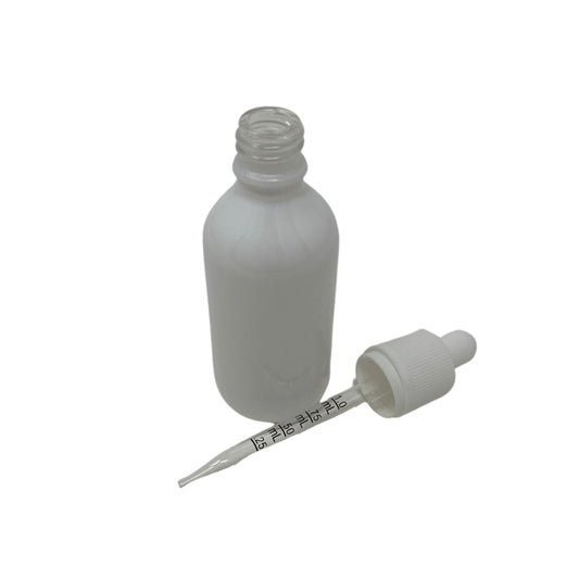 Tincture Bottle 60ML Dropper White