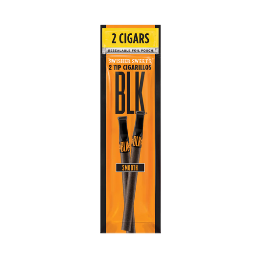 Swisher Sweet Cigarillos 2CT BLK Smooth $1.29