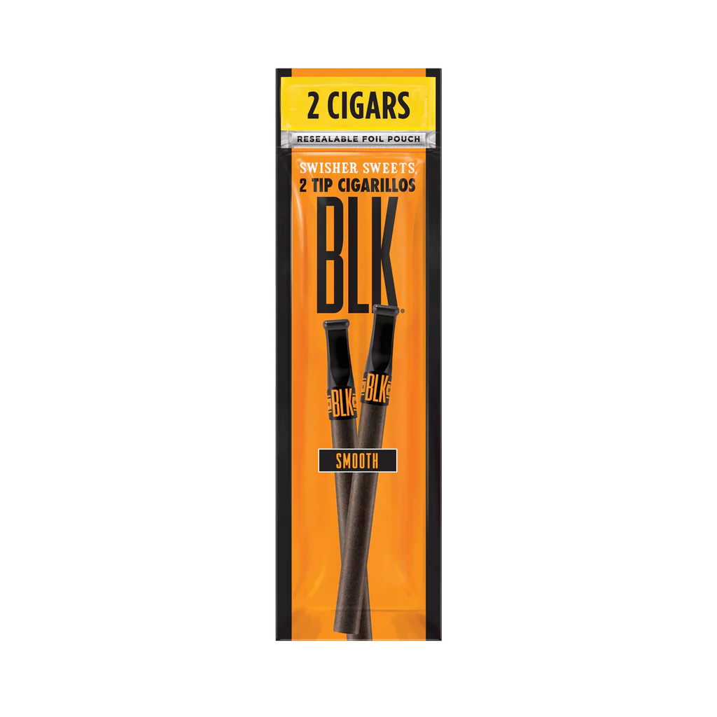 Swisher Sweet Cigarillos 2CT BLK Smooth $1.29