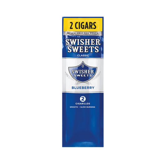 Swisher Sweet Cigarillos 2CT Blueberry