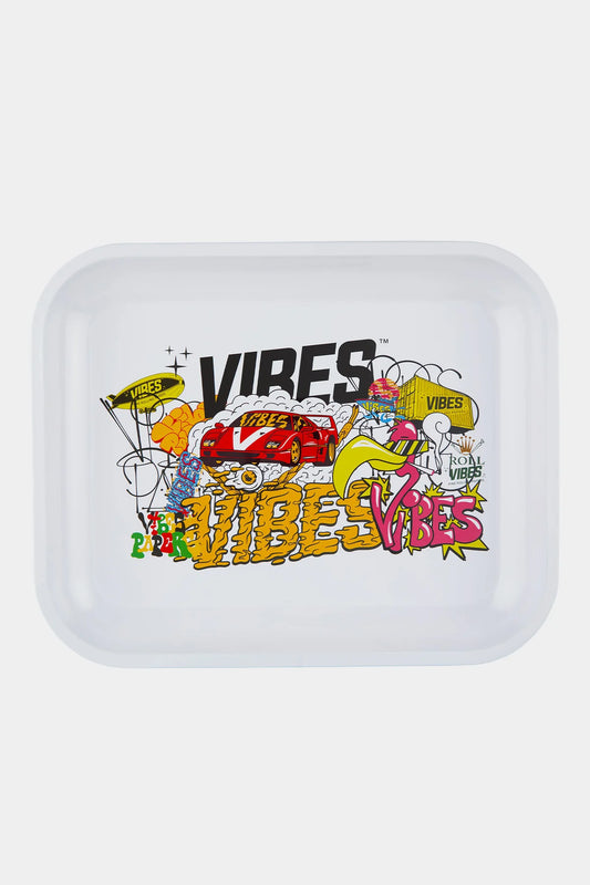 VIBES Rolling Tray Small Collage