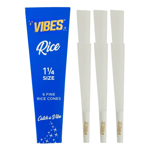 VIBES Cones 6CT Rice 1 1/4 Size