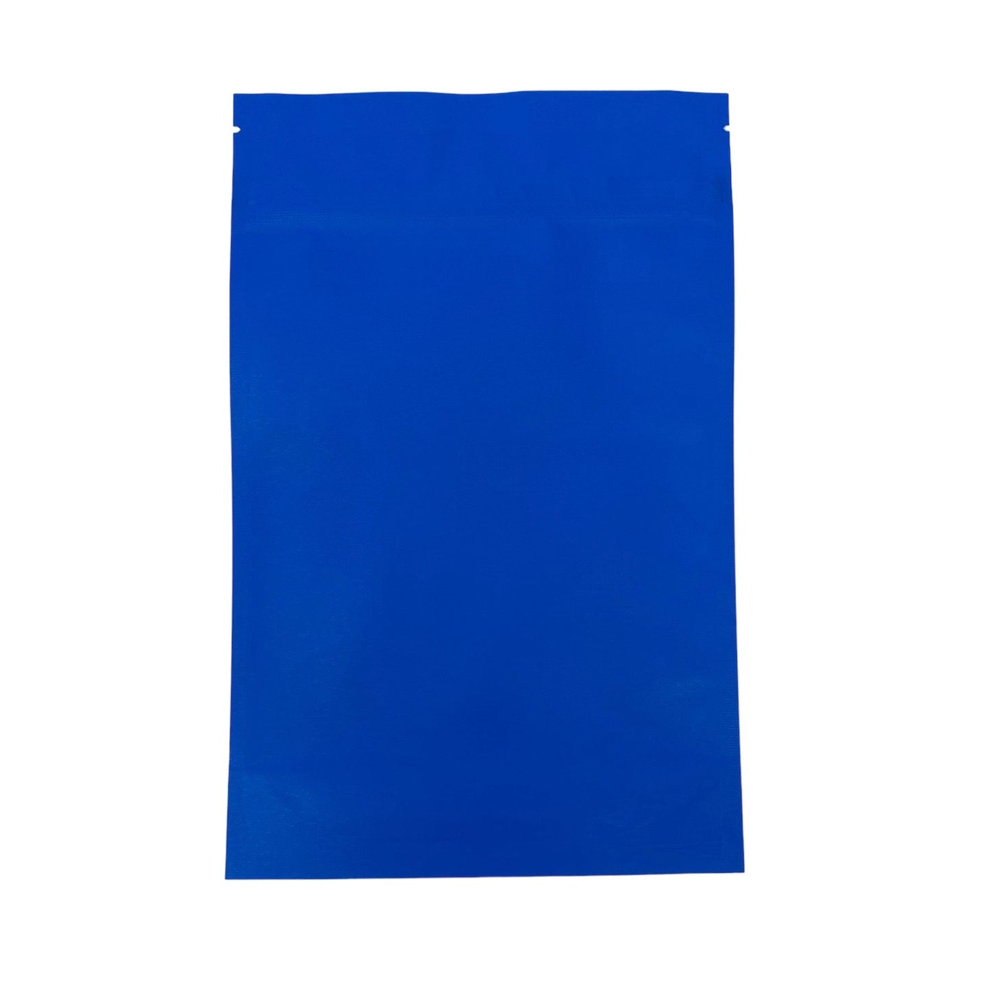 Mylar Bag 1OZ Opaque Blue Double Zipper