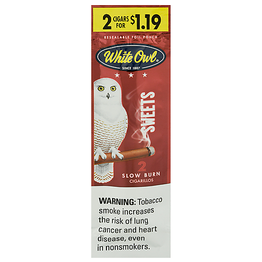 White Owl Cigarillos 2CT Sweet $1.19