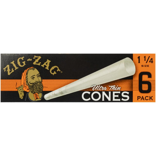 Zig Zag Cones Ultra Thin 1 1/4 6CT / 1CT