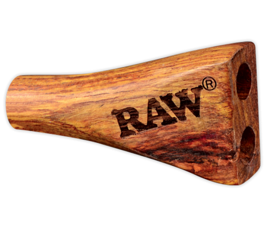 Raw Cig Holder 1 1/4 Double Barrel Wood