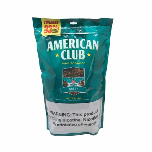 American Club Tobacco 6OZ Green