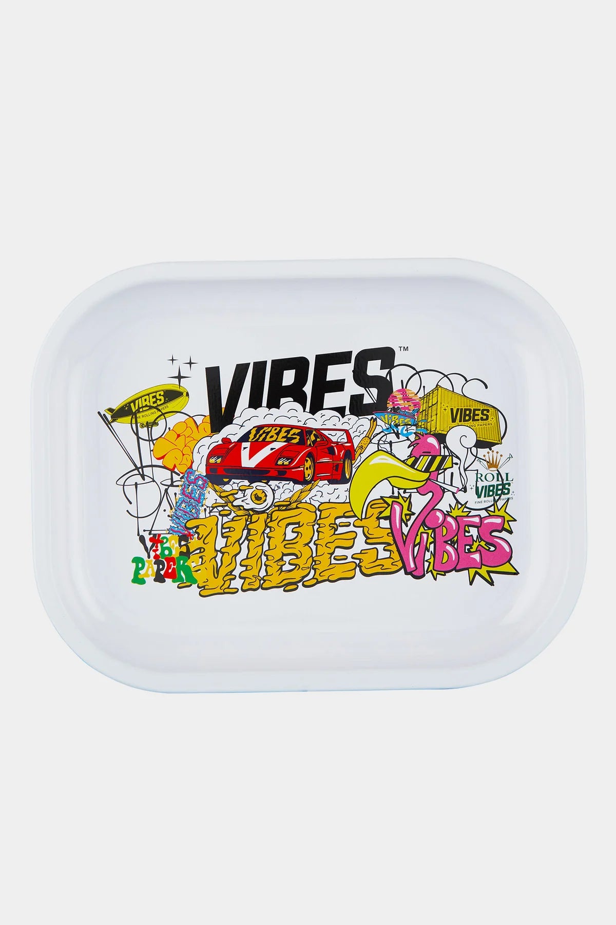 VIBES Rolling Tray Large Collage