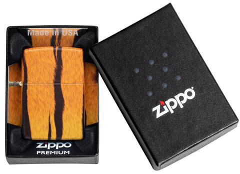 Zippo Lighter Tiger Skin Design