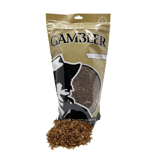 Gambler Tobacco 8OZ L Gold