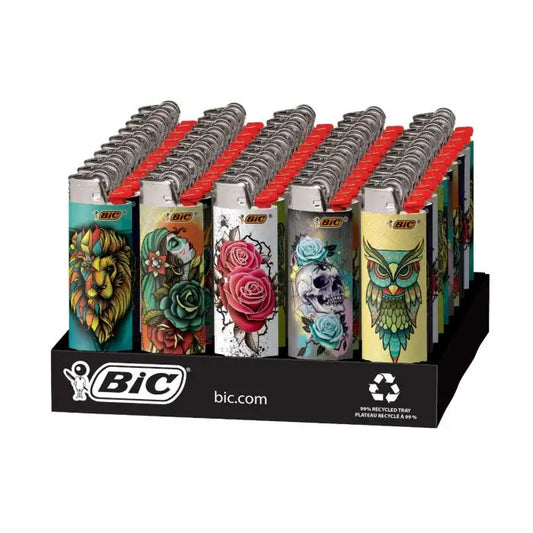 Bic Lighters Tattoo Art Series