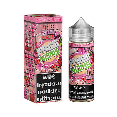 Free Noms EJuice 60ML Lychee Cherry Blossom Raspberry 3MG