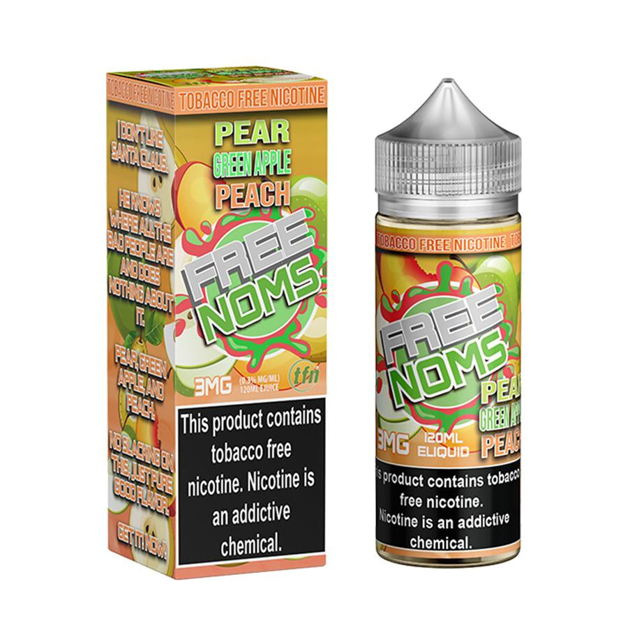 Free Noms EJuice 60ML Pear Green Apple Peach 3MG