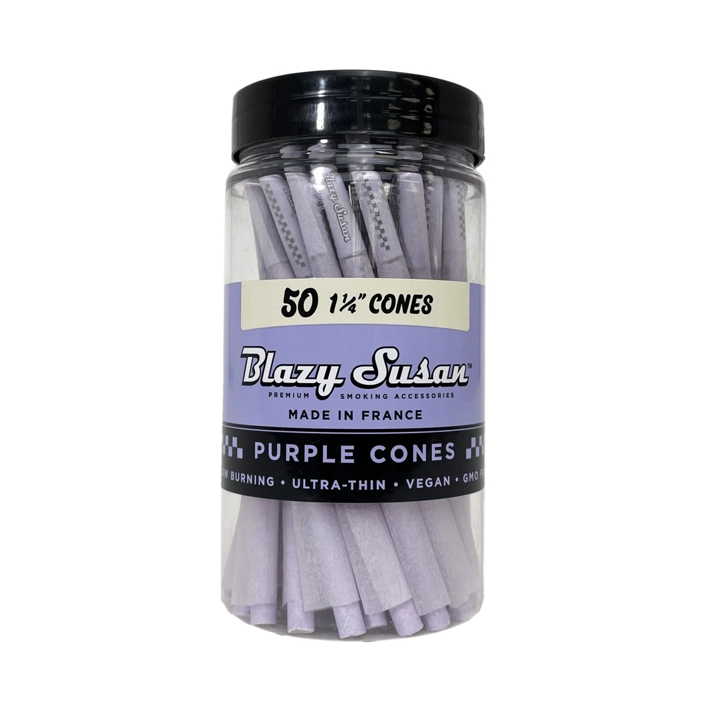 Blazy Susan Cones 50ct 1 1/4 Purple