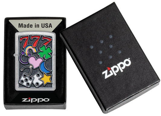 Zippo Lighter All Luck Design