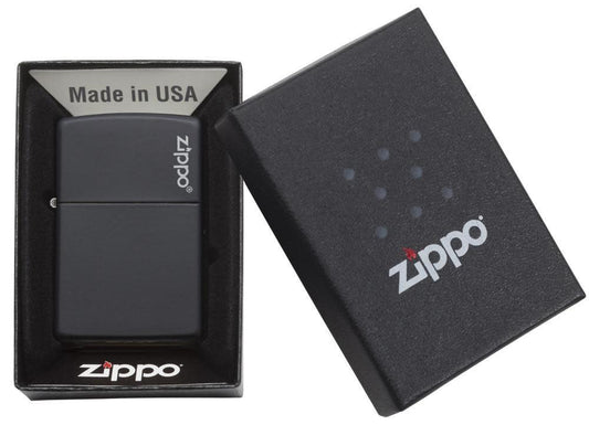 Zippo Lighter Logo Black