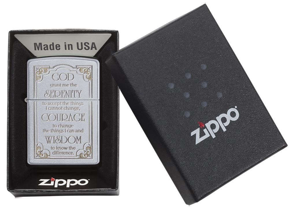 Zippo Lighter Serenity Prayer